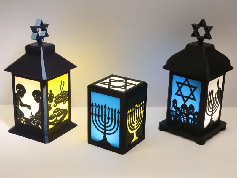 The Modular Lantern - Happy Hanukkah