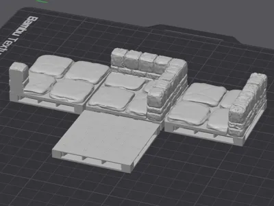 OpenForge 2x2 Low Walls with Openlock Triplex