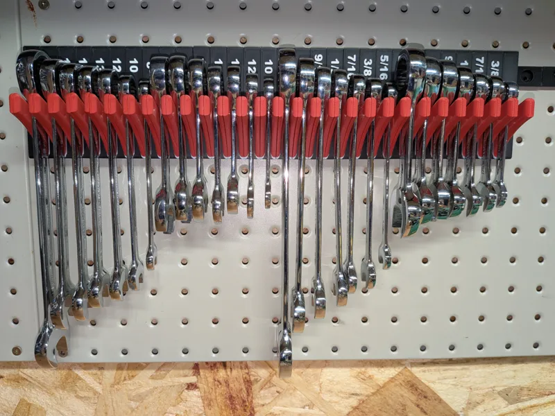 Modular Wall or Pegboard Mounted Wrench Holders