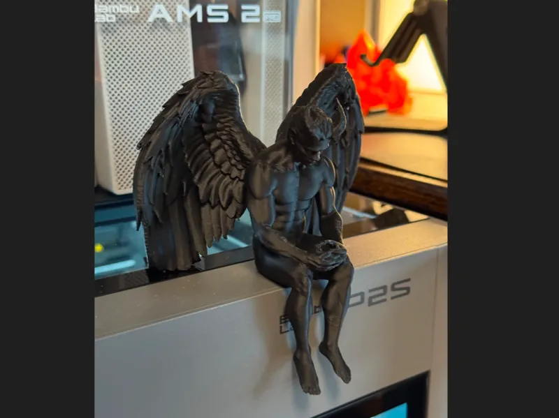 The Fallen Angel - Classical Gothic Shelf Sitter