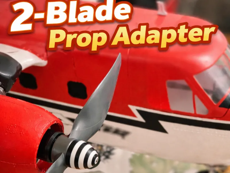 Avios Twin Otter 2-Blade Prop Adapter - Gemfan 9x6