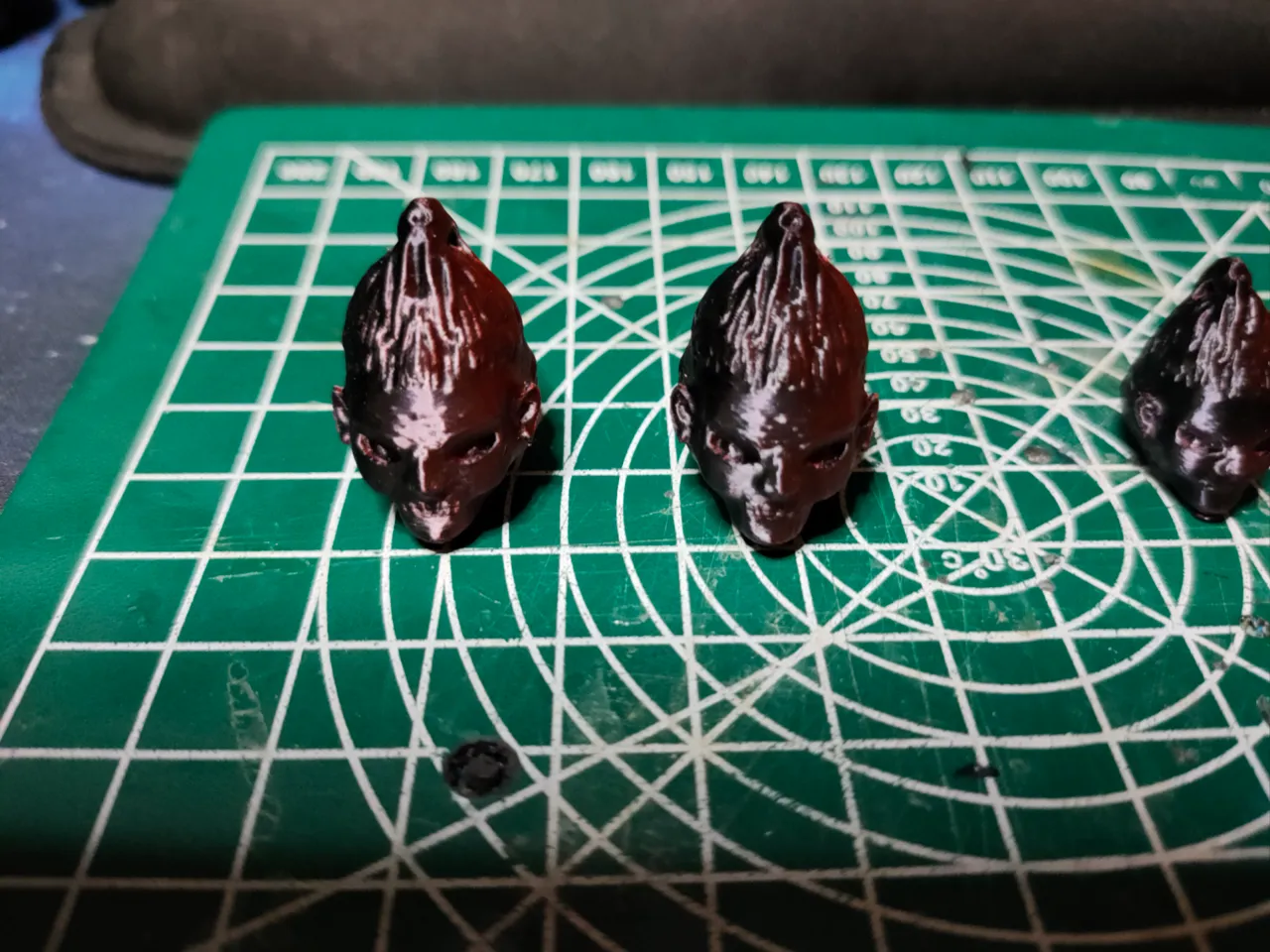 Shrunken Head Earrings view 2