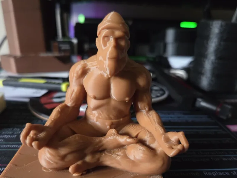Bigfoot Doing Yoga
