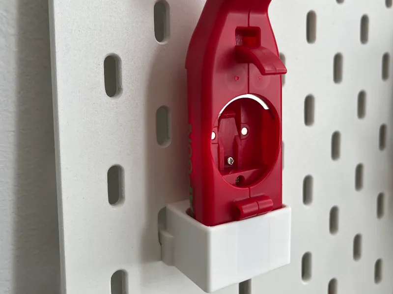 Ikea Skadis CapGun Halterung