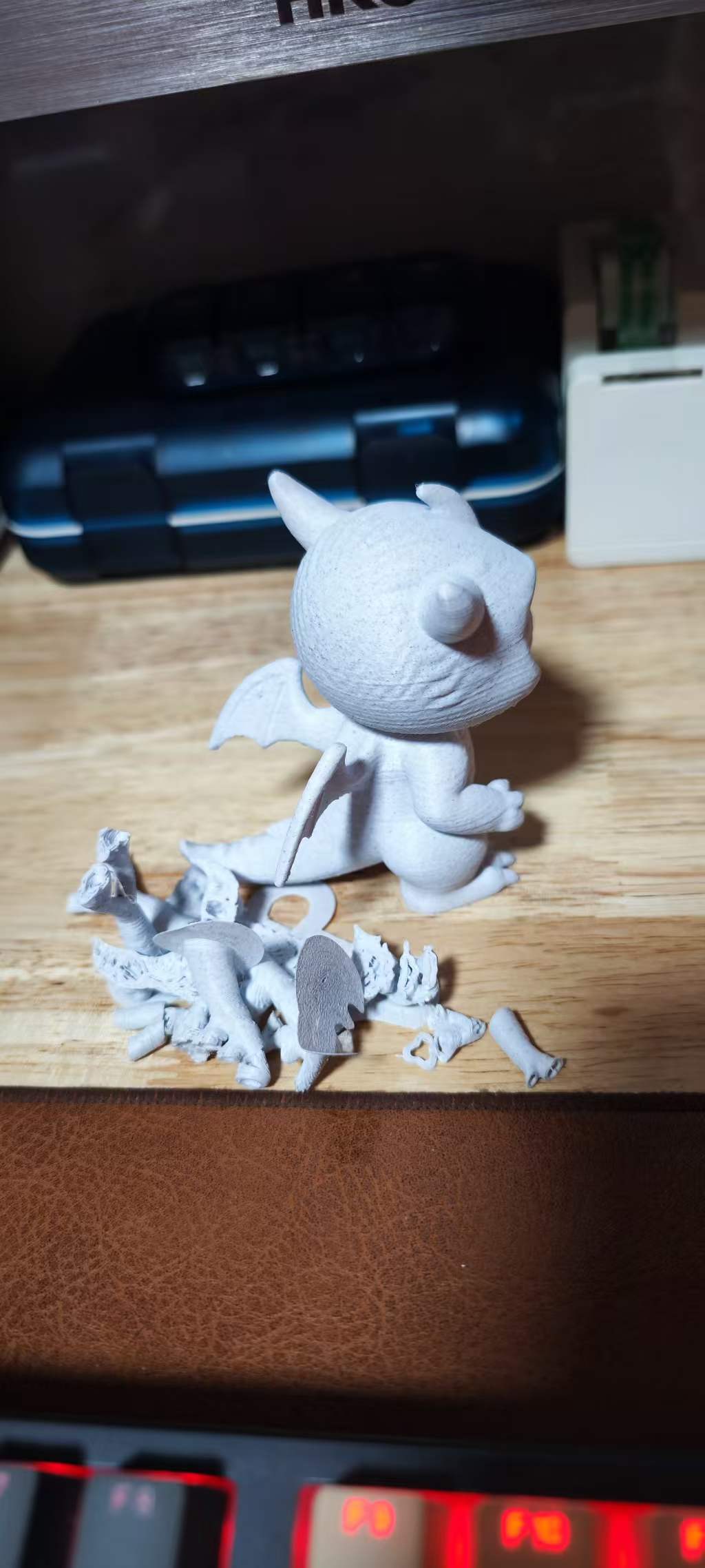 Miniatura 2 do modelo 3D 【木公造物】 Snapmaker U1 小龙 站立姿态