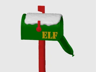 Elf Mailbox – North Pole Delivery Guaranteed!