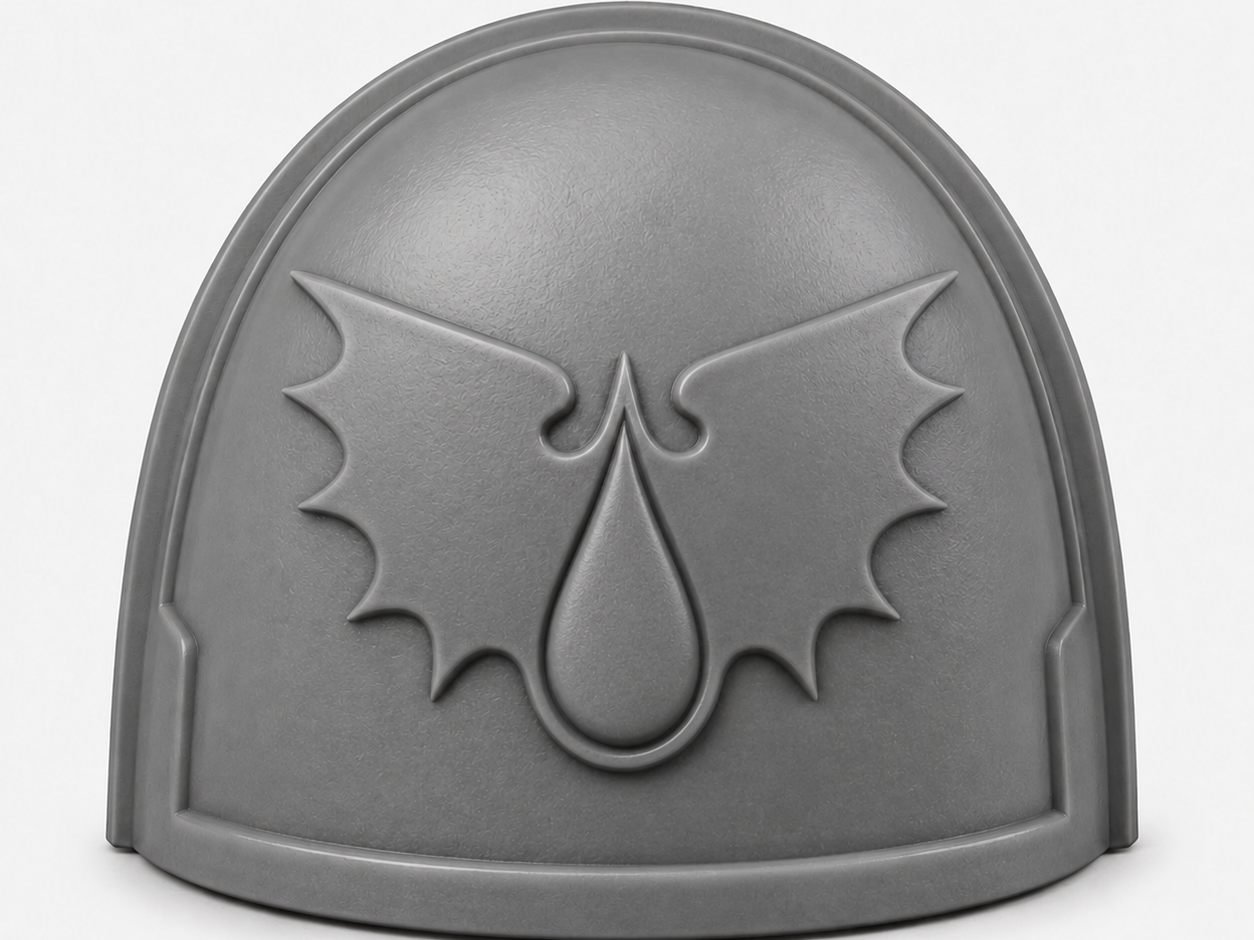The Vermilion Guard Shoulder Pads — Set of 10