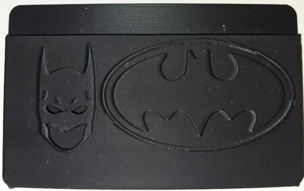Étui de carte d'identité masque Batman