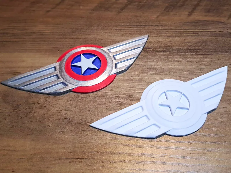 Captain America Mini Cooper Badge