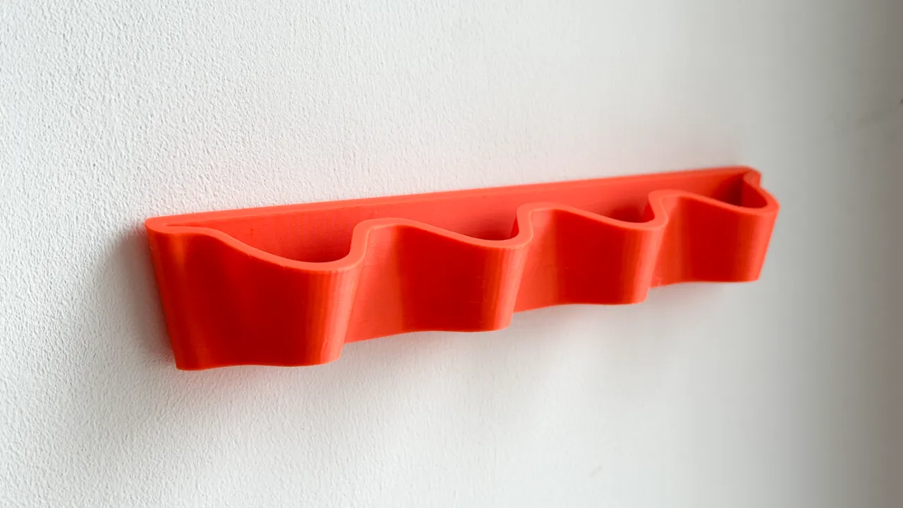 Wave sunglasses holder rack view 2