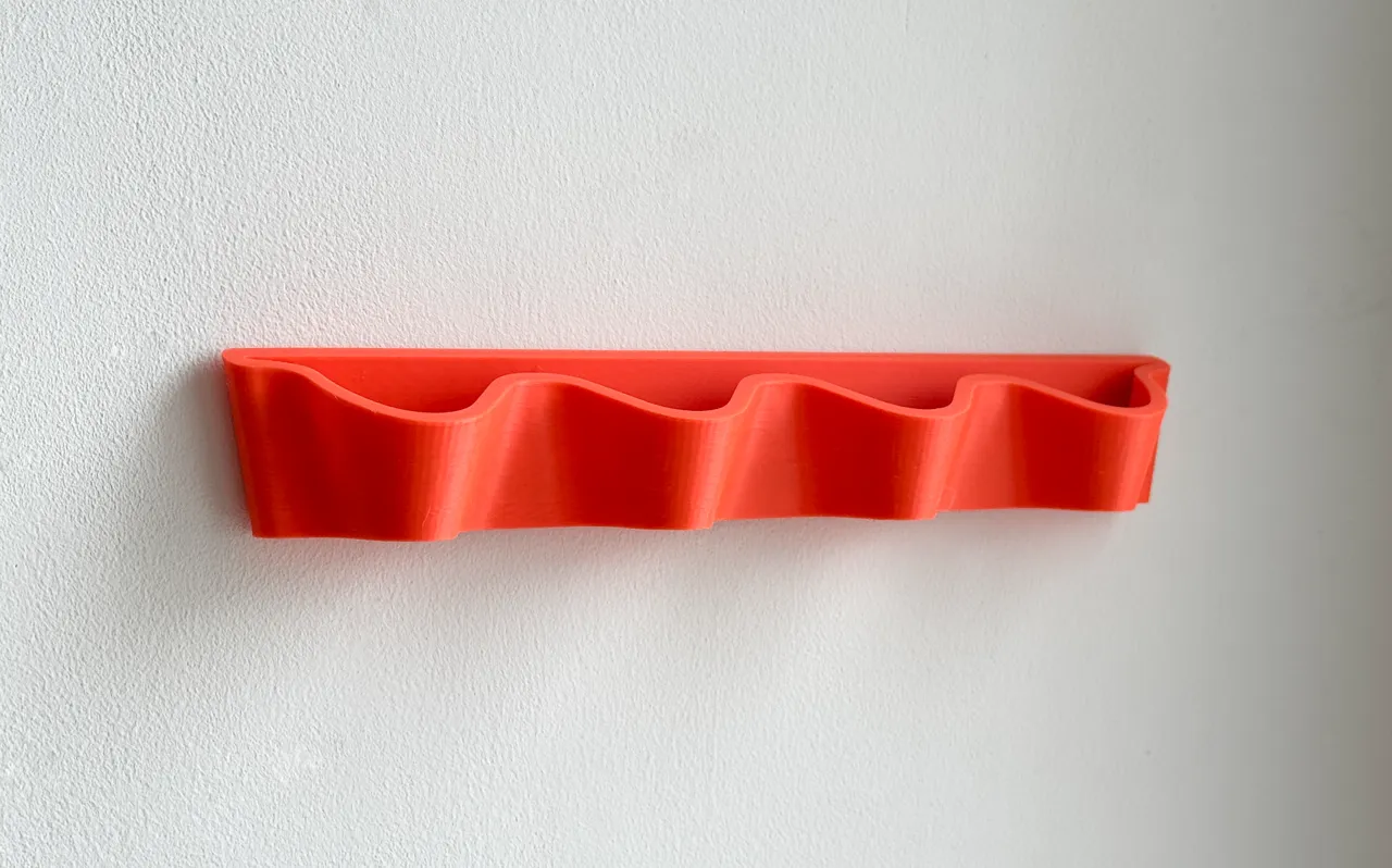 Wave sunglasses holder rack view 3
