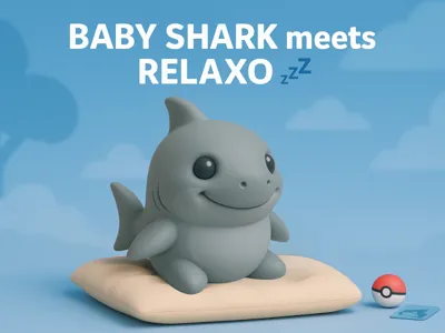 Dreamy Baby Shark – Inspired by Snorlax (sell it)