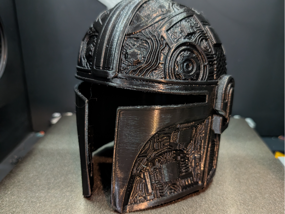 Mandalorian styled Helmet, circuitry