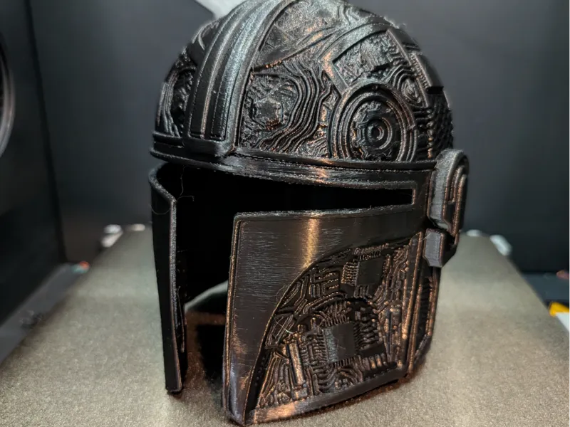 Mandalorian styled Helmet, circuitry