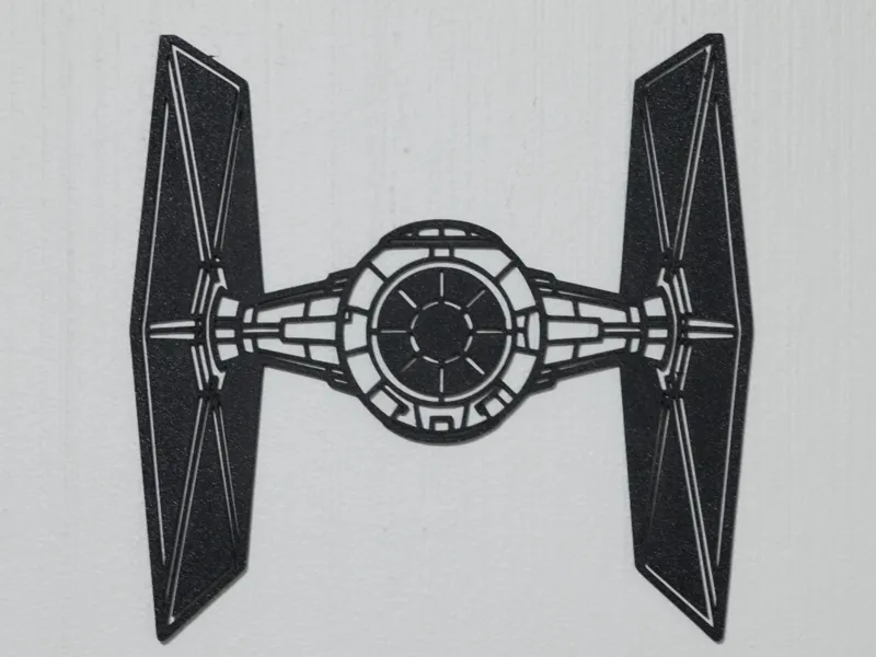 2D Wall Art Of TIE Fighter ( MEDIUM)