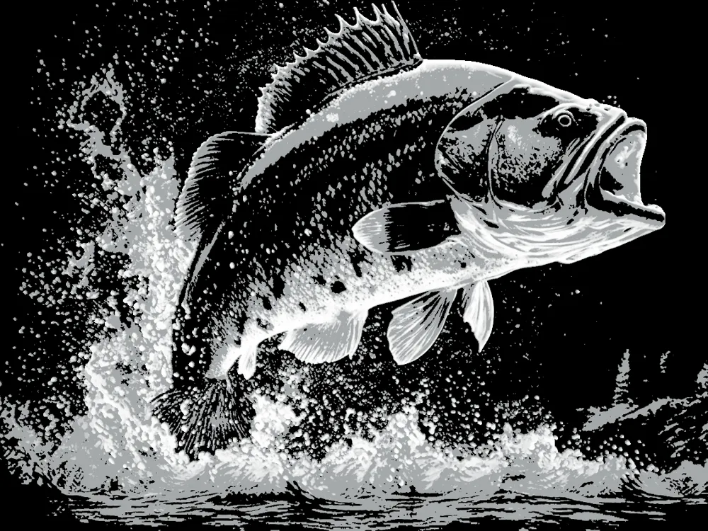 Black Bass Fishing - HueForge by VRarts MakerWorld: Download Free 3D Models black-bass-fishing-hueforge-by-vrarts-makerworld-download-free-3d-models