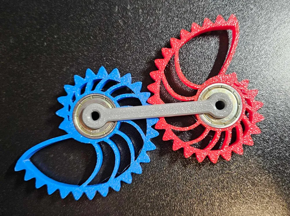 Nautilus Gears Fidget - Free 3D Print Model - MakerWorld