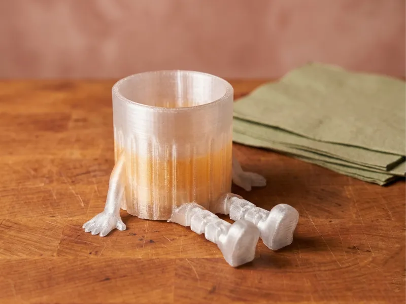 Articulated Flexi Whiskey Glass Buddy