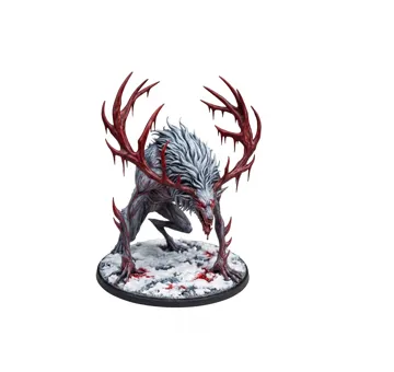 Figura decorativa: Wendigo D&D Miniature (65mm) — vista de referencia 3