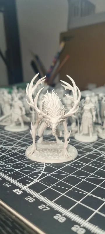 Figura decorativa: Wendigo D&D Miniature (65mm) — vista de referencia 5