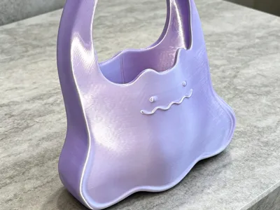 Ditto tote bag coin purse