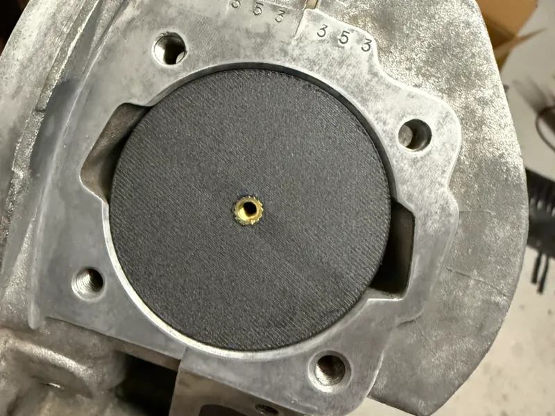 Vespa 50 Motor Stopfen zur Revision 
