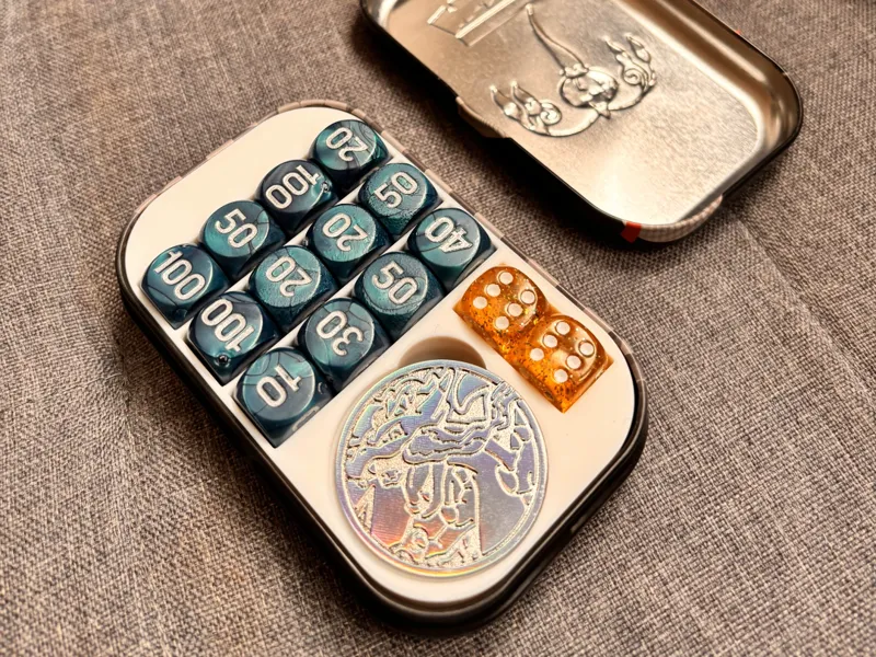 TCG TIN Pokémon For dice