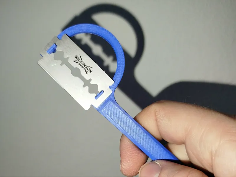Razor Saw - Razor blade trim tool