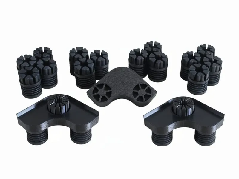 double anti-vibration feet for Bambu Lab P1S