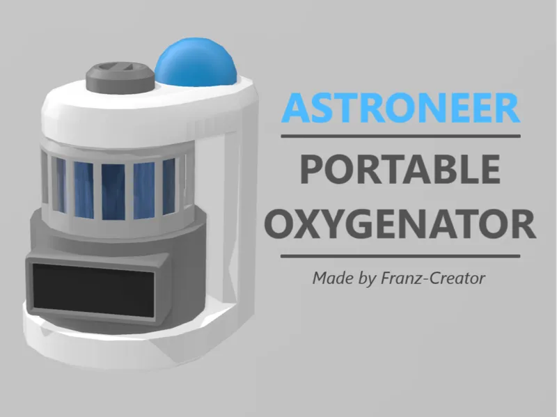 Astroneer portable oxygenator