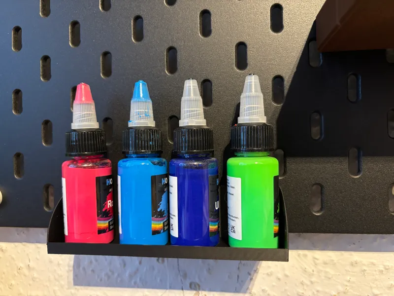 Ikea Skadis System Airbrush Farben Regal