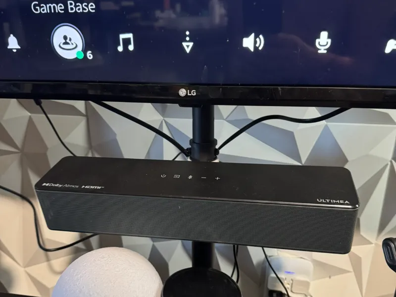 Ultimea Soundbar Mount for Pole TV Stands