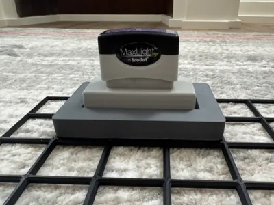 Trodat MaxLight Notary Seal Stamp Gridfinity