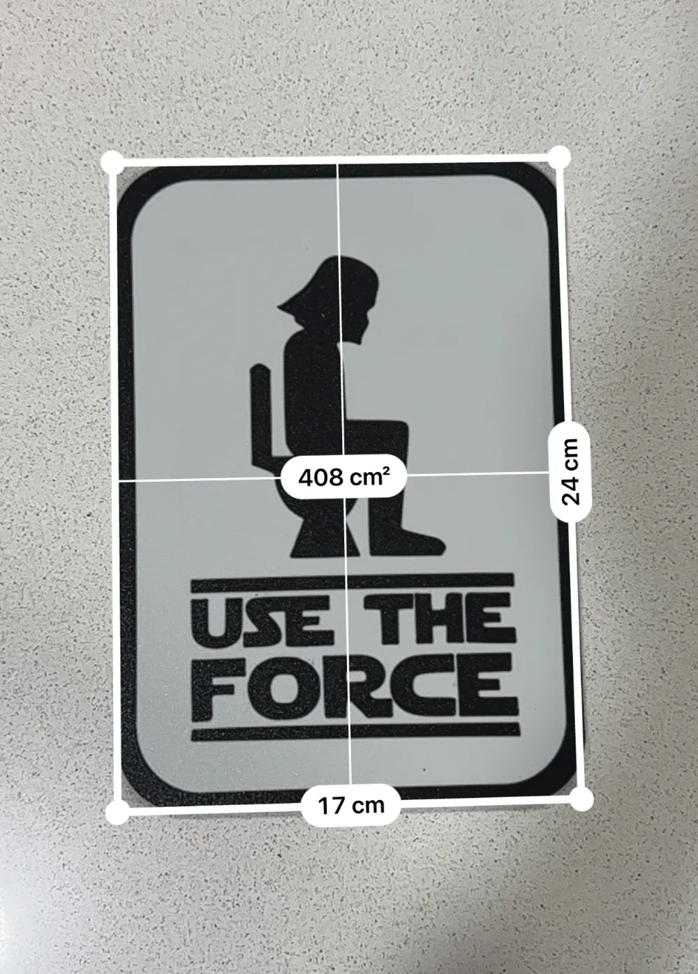 Using The Force Sign Use The Force Sing two colours one layer / Señal de Usa La Fuerza dos ...