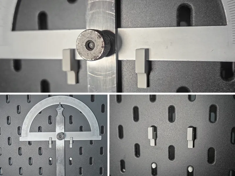 Skadis protractor holder