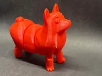 Corgi articulé mignon (AMS ou couleur unique) — photo 4