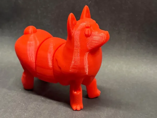 Corgi articulé mignon (AMS ou couleur unique)