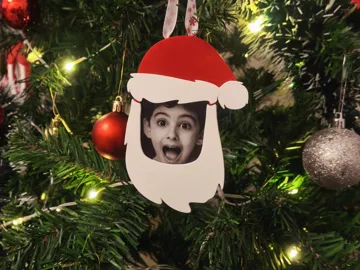 Letrero o emblema decorativo: Photo Christmas Ornaments - 2025 Collection — vista de referencia 5