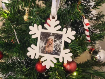 Letrero o emblema decorativo: Photo Christmas Ornaments - 2025 Collection — vista de referencia 3