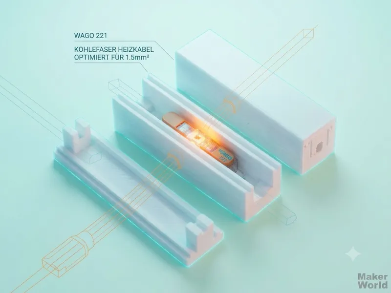 Wago 221 Box for Carbon Fiber Heating Cable 