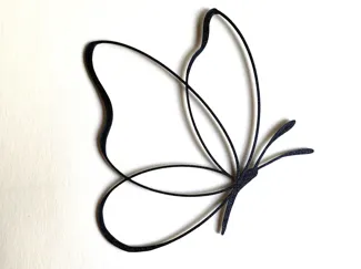 Minimalist butterfly