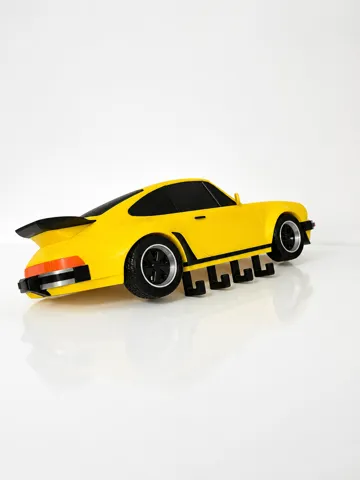 Llavero: Porsche 911 Turbo (930) – Support mural porte-clés — vista de referencia 4