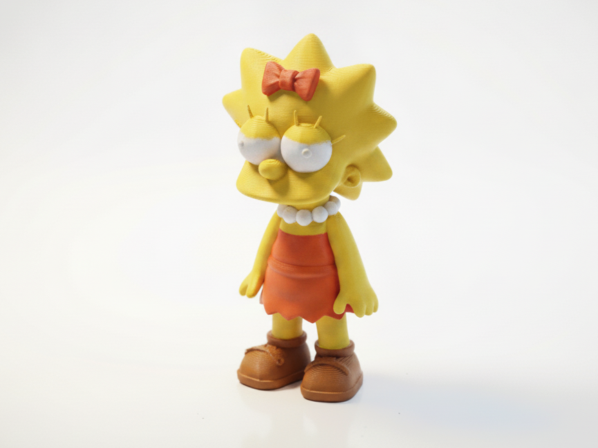Maggie Simpson Figurine Cartoons 3D Printable