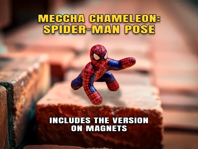 Meccha Chameleon: The Spider-Man Pose