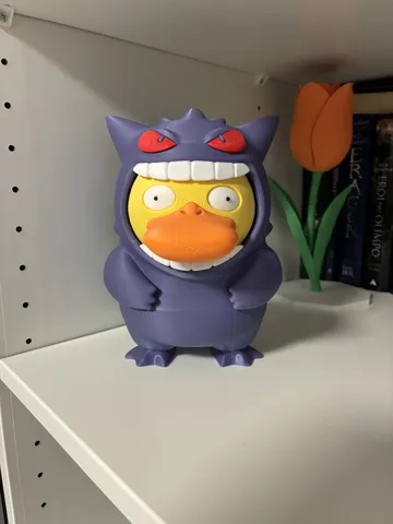 Accesorio para impresora 3D: Psyduck Gengar Pokemon — vista de referencia 3