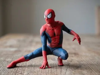 Crouching Spider-Man