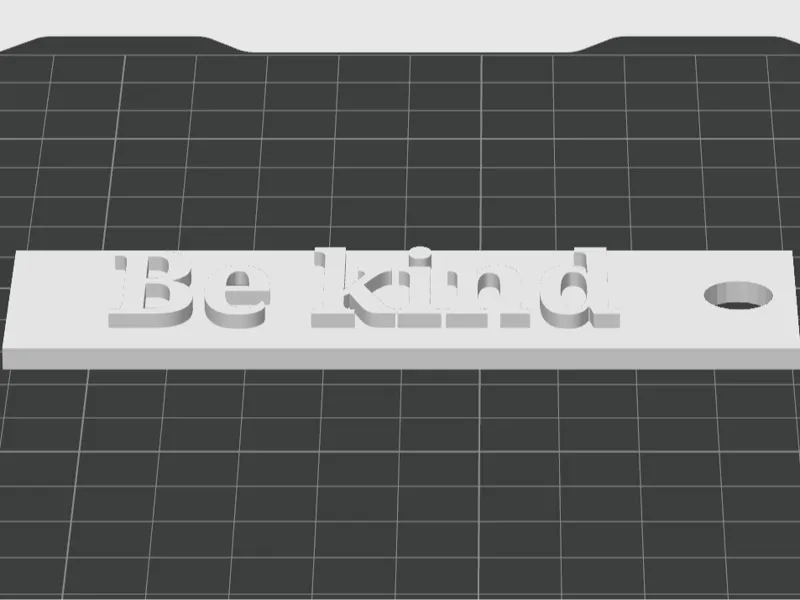 Keychain be kind