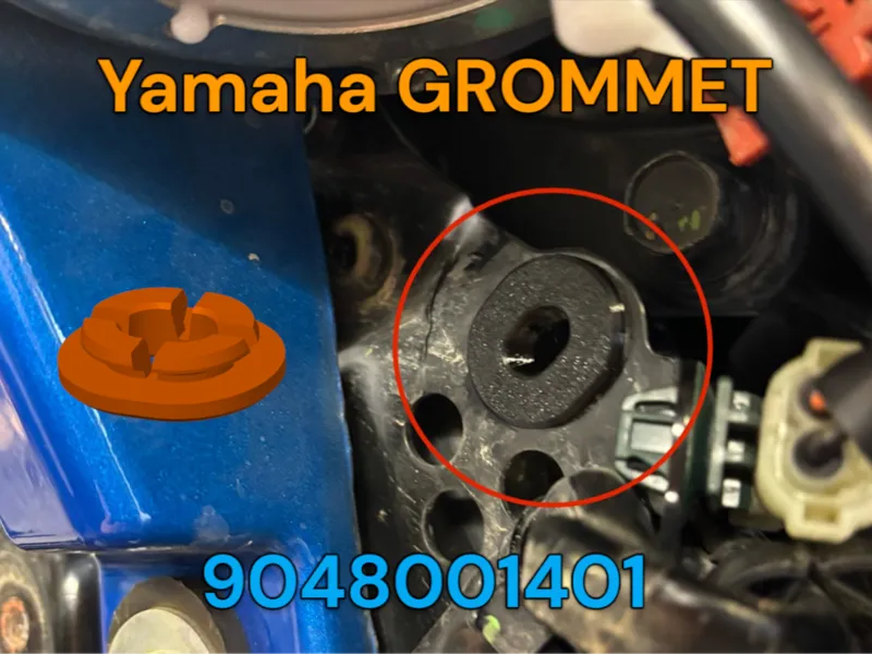 Oval Rubber Grommet for Yamaha Side Panels