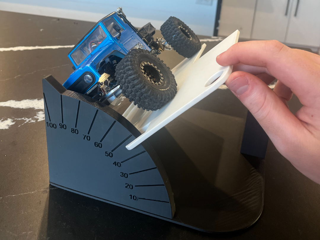 1/18 / and 1/24 scale rc crawler set up table