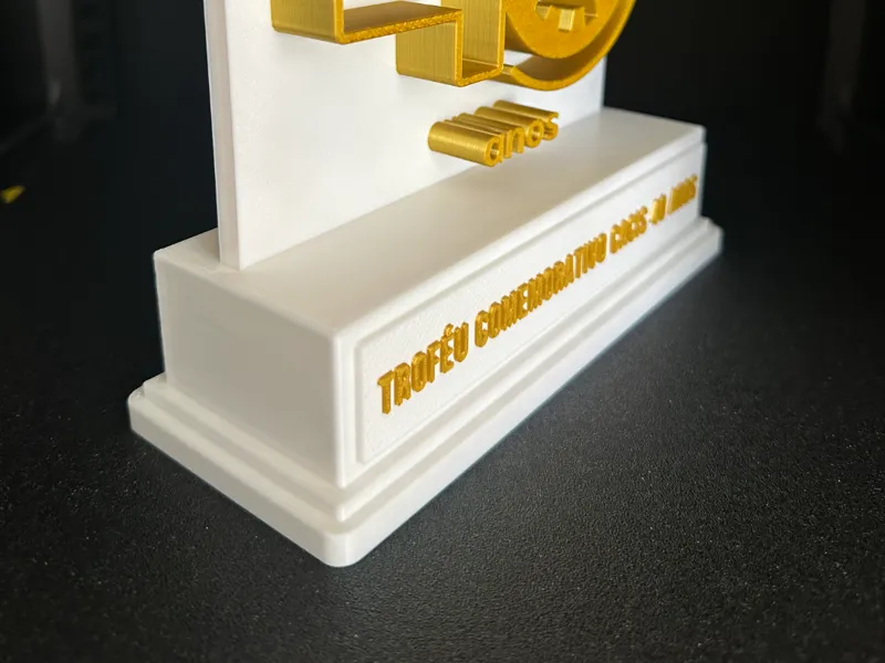 Base troféu retangular Trophy Base